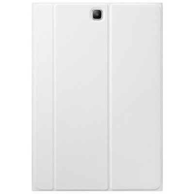 Originalus Samsung Galaxy Tab A 9.7 (T555, T550) Book Cover atverčiamas baltas odinis dėklas / Priedai.lt