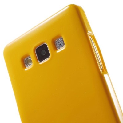 Samsung Galaxy A5 geltonas Mercury kieto silikono (TPU) dėklas / Priedai.lt