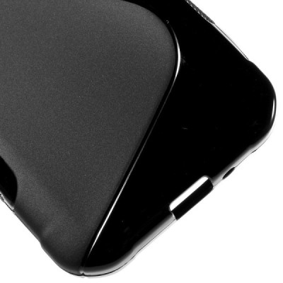Samsung Galaxy Xcover 3 (G388) kieto silikono TPU juodas dėklas - nugarėlė / Priedai.lt