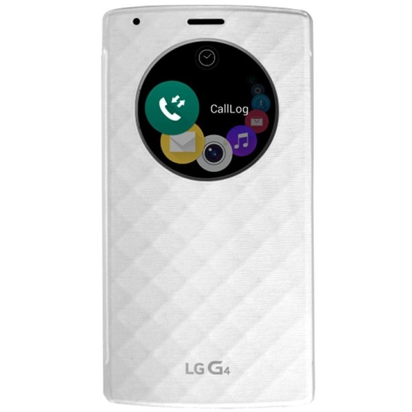 „LG“ Quick Circle Snap-On dėklas - baltas (G4)
