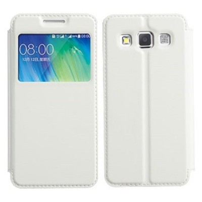 Samsung Galaxy A3 2015 (A300F) „Kalaideng“ Sun atverčiamas baltas dėklas - knygutė / Priedai.lt