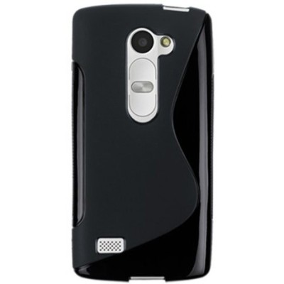 LG Leon G4 LTE (H340, H320) kieto silikono TPU juodas dėklas - nugarėlė / Priedai.lt