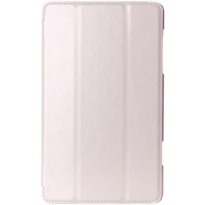 Samsung Galaxy Tab S 8.4 (T705, T700) atverčiamas smėlio (dramblio kaulo) spalvos odinis dėklas - knygutė / Priedai.lt
