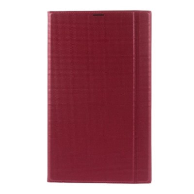 Samsung Galaxy Tab S 8.4 (T705, T700) SMART atverčiamas raudonas odinis dėklas / Priedai.lt