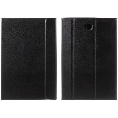 Samsung Galaxy Tab S2 8.0 (T715, T710) Smart Case atverčiamas juodas odinis dėklas / Priedai.lt