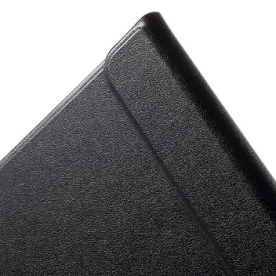 Samsung Galaxy Tab S2 8.0 (T715, T710) Smart Case atverčiamas juodas odinis dėklas / Priedai.lt