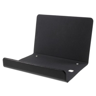 Samsung Galaxy Tab S2 8.0 (T715, T710) Smart Case atverčiamas juodas odinis dėklas / Priedai.lt