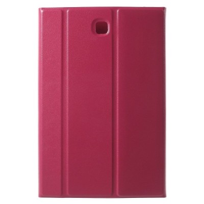 Samsung Galaxy Tab S2 8.0 (T715, T710) Smart Case atverčiamas tamsiai rožinis odinis dėklas / Priedai.lt