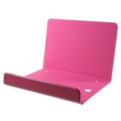 Samsung Galaxy Tab S2 8.0 (T715, T710) Smart Case atverčiamas tamsiai rožinis odinis dėklas / Priedai.lt