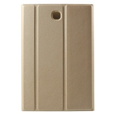 Samsung Galaxy Tab S2 8.0 (T715, T710) Smart Case atverčiamas auksinis odinis dėklas / Priedai.lt