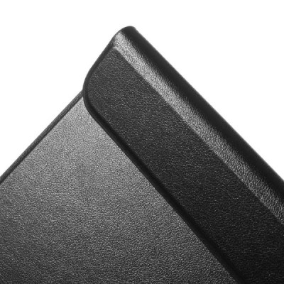 Samsung Galaxy Tab S2 9.7 (T815, T810) Smart Case atverčiamas juodas odinis dėklas / Priedai.lt