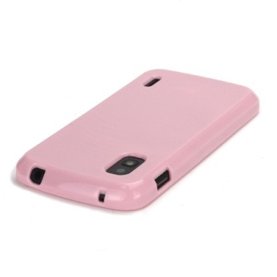 „Jelly Case“ rožinis Nexus 4 E960 dėklas (dėkliukas) / Priedai.lt