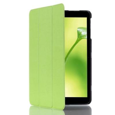 LG G Pad II 10.1" (LG G Pad 2 10.1" LTE V940) atverčiamas žalias odinis dėklas - knygutė / Priedai.lt