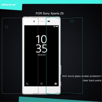 Sony Xperia Z5 „Nillkin“ H Tempered Glass sustiprintos apsaugos apsauginis ekrano stiklas 0.33 mm / Priedai.lt