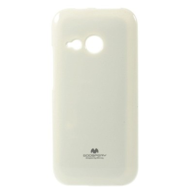 HTC One mini 2 (m8 mini) baltas Mercury kieto silikono (TPU) dėklas / Priedai.lt