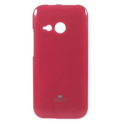 HTC One mini 2 (m8 mini) tamsiai rožinis Mercury kieto silikono (TPU) dėklas / Priedai.lt