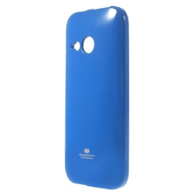 HTC One mini 2 (m8 mini) mėlynas Mercury kieto silikono (TPU) dėklas / Priedai.lt