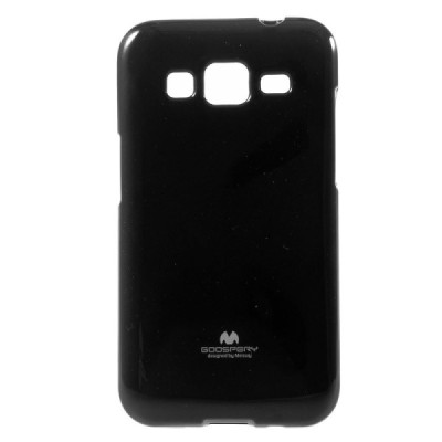 Samsung Galaxy Core Prime  juodas Mercury kieto silikono (TPU) dėklas / Priedai.lt