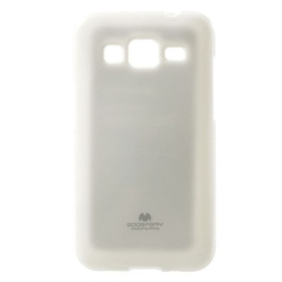 Samsung Galaxy Core Prime baltas Mercury kieto silikono (TPU) dėklas / Priedai.lt