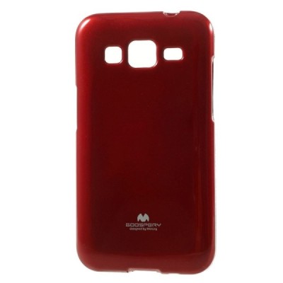 Samsung Galaxy Core Prime raudonas Mercury kieto silikono (TPU) dėklas / Priedai.lt