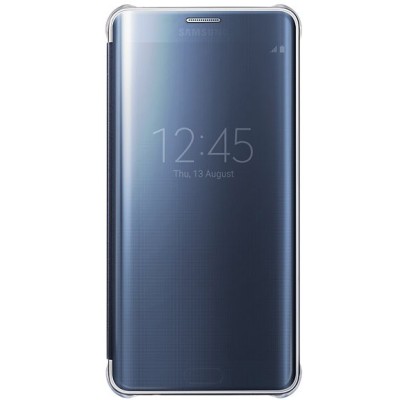 Samsung Galaxy S6 Edge+ Plus (G928) originalus Clear View Cover atverčiamas mėlynas dėklas / Priedai.lt