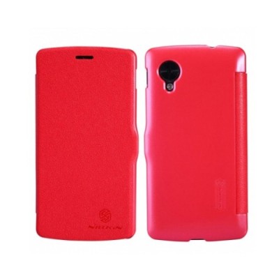 „Nillkin“ Fresh atverčiamas raudonas LG Nexus 5 E980 dėklas (dėkliukas) / Priedai.lt