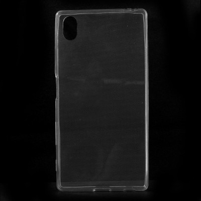 Sony Xperia Z5 skaidrus (permatomas) silikoninis TPU ploniausias pasaulyje bespalvis dėklas / Priedai.lt