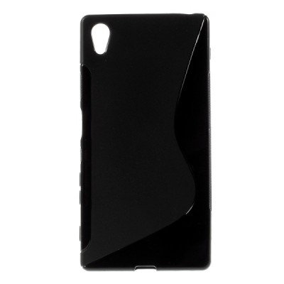 Sony Xperia Z5 kieto silikono TPU juodas dėklas - nugarėlė / Priedai.lt
