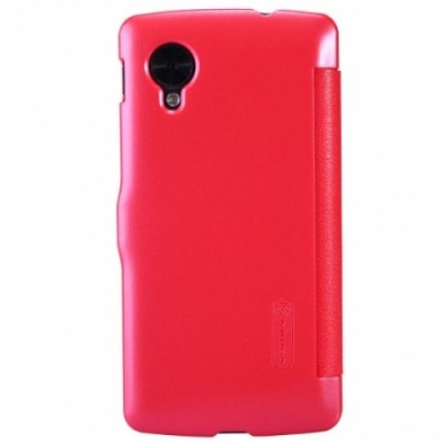 „Nillkin“ Fresh atverčiamas raudonas LG Nexus 5 E980 dėklas (dėkliukas) / Priedai.lt