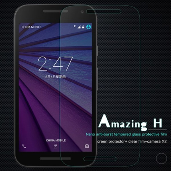 „Nillkin“ 9H Tempered Glass apsauginis ekrano stiklas 0.33 mm (Moto G 3 kartos)