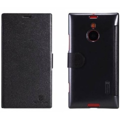 Nokia Lumia 1520 Nillkin Fresh atverčiamas juodas odinis dėklas - knygutė / Priedai.lt