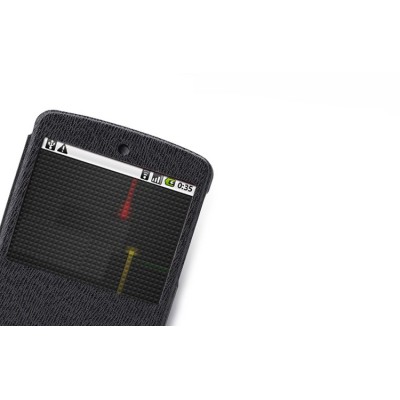 „ROCK“ Excel atverčiamas juodas LG Nexus 5 E980 dėklas (dėkliukas) / Priedai.lt