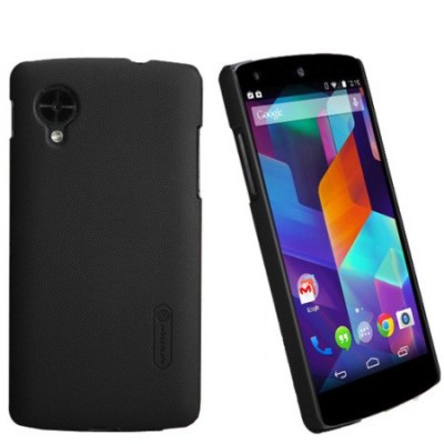 „Nillkin“ Super Frosted juodas LG Nexus 5 E980 dėklas (dėkliukas) / Priedai.lt