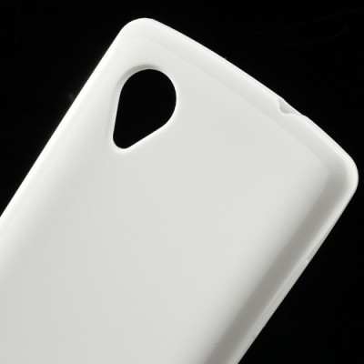 „Jelly Case“ baltas LG Nexus 5 E980 dėklas (dėkliukas) / Priedai.lt