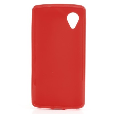 „Jelly Case“ raudonas LG Nexus 5 E980 dėklas (dėkliukas) / Priedai.lt