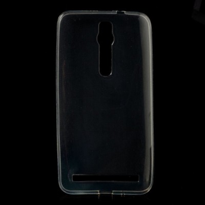 Asus Zenfone 2 5.5 (ZE550ML, ZE551ML) skaidrus (permatomas) kieto silikono TPU ploniausias pasaulyje dėklas / Priedai.lt