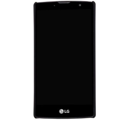 LG G4c (H525) Nillkin Frosted Shield juodas plastikinis dėklas + apsauginė ekrano plėvelė / Priedai.lt
