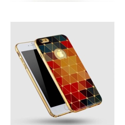 Apple iPhone 6s Plus „JLW“ Color Palette spalvotas su auksiniais apvadais elegantiškas plastikinis dėklas / Priedai.lt