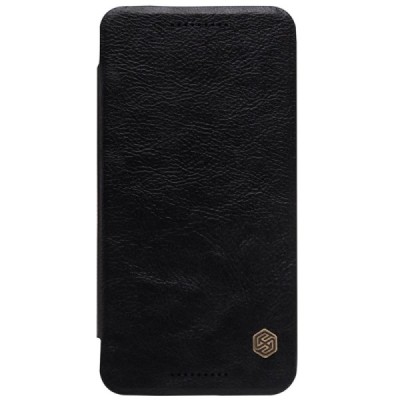 Prabangus „Nillkin“ Qin serijos juodas odinis atverčiamas LG Nexus 5X dėklas / Priedai.lt