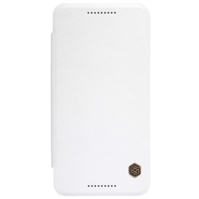 Prabangus „Nillkin“ Qin serijos baltas odinis atverčiamas LG Nexus 5X dėklas / Priedai.lt