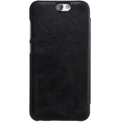 Prabangus „Nillkin“ Qin serijos juodas odinis atverčiamasHTC One A9 dėklas / Priedai.lt