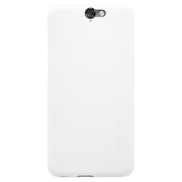 „Nillkin“ Frosted Shield dėklas - baltas + apsauginė ekrano plėvelė (One A9)