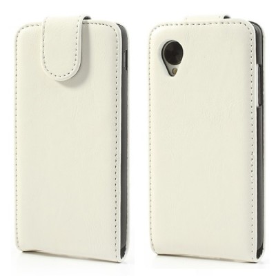 Atverčiamas baltas LG Nexus 5 E980 dėklas (dėkliukas) / Priedai.lt