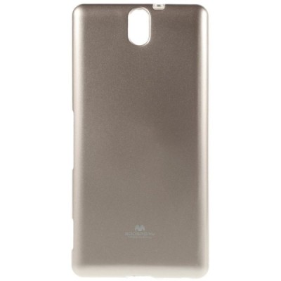 Sony Xperia C5 Ultra Mercury auksinis kieto silikono TPU dėklas - nugarėlė / Priedai.lt