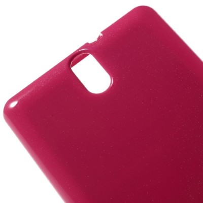 Sony Xperia C5 Ultra Mercury rožinis kieto silikono TPU dėklas - nugarėlė / Priedai.lt
