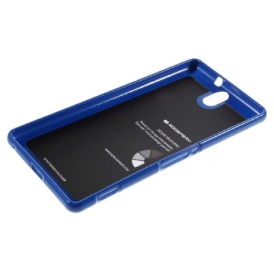 Sony Xperia C5 Ultra Mercury mėlynas kieto silikono TPU dėklas - nugarėlė / Priedai.lt
