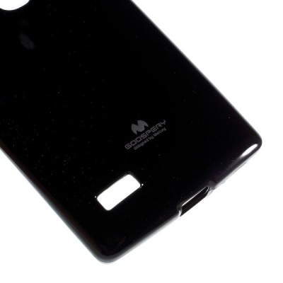LG G4s (H735) Mercury juodas kieto silikono tpu dėklas - nugarėlė / Priedai.lt
