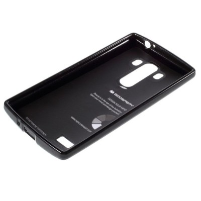 LG G4s (H735) Mercury juodas kieto silikono tpu dėklas - nugarėlė / Priedai.lt