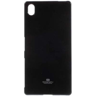 Sony Xperia Z5 Premium Mercury juodas kieto silikono tpu dėklas - nugarėlė / Priedai.lt