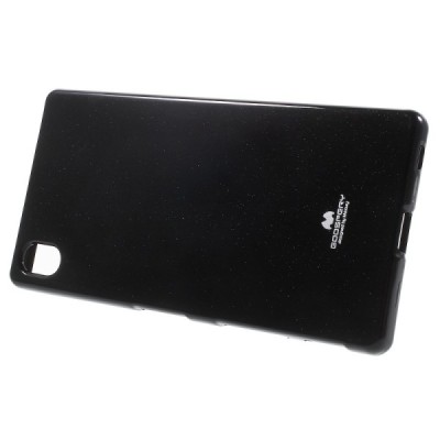 Sony Xperia Z5 Premium Mercury juodas kieto silikono tpu dėklas - nugarėlė / Priedai.lt